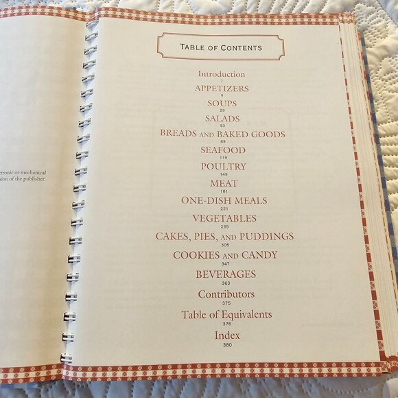 Church Suppers Cookbook By Barbara Greenman 2005 Spiral-Bound 722 Recipes - Picture 4 of 9